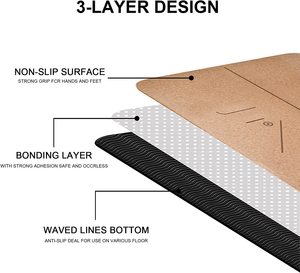 Hot Natural Eco-friendly Fitness Outdoor Practice Pilates Floor Exercise Canvas Bag <b>Waterproof</b> Cork Yoga <b>Mat</b> - Product Image 5
