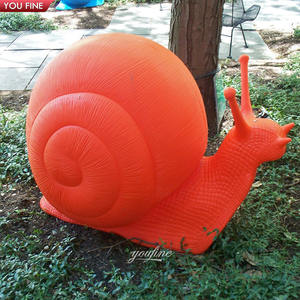 YOUFINE Scultura di Lumache Colorate <span class=keywords><strong>in</strong></span> <span class=keywords><strong>Resina</strong></span> per <span class=keywords><strong>Giardino</strong></span> Esterno, Statua di Lumache <span class=keywords><strong>in</strong></span> Fibra di Vetro - Product Image 2