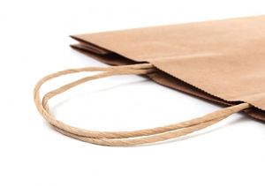 2022 New Promotion Kraft Zipper Bag Brown Babyshark Kraft Paper Party Bags - Product Image 5