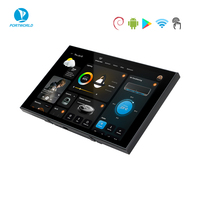 YC-SM08M Portworld Écran tactile IPS métallique 8 pouces 1280x800 Wi-Fi Android 14 RK3576 Octa Core Panneau de contrôle pour maison intelligente