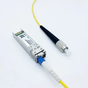 Werkseitige Lieferung von LC an FC LC-FC 9/125 2,0mm OS2 Single mode Simplex PVC LSZH Glasfaser-Patchkabel-Optik kabel