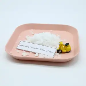 Cloruro de <span class=keywords><strong>magnesio</strong></span> de grado alimenticio precio hexahidratado Cloruro de <span class=keywords><strong>magnesio</strong></span> 46% Mgcl2 Copos blancos para sal marina - Product Image 1