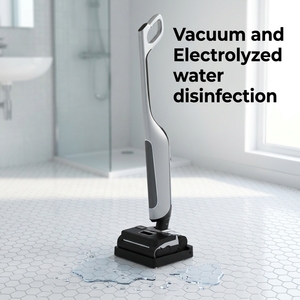 220W Household Floor <b>Cleaning</b> Machine Hot Air Drying Portable Cordless Wet Dry Vacuum Cleaner With Electrolyzed Water Vacuum Cle - Product Image 1