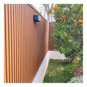 Hiện đại phong cách Châu Âu ngoài trời Composite tường ốp gỗ tếch WPC <span class=keywords><strong>siding</strong></span> với rãnh thiết kế chống thấm nước 'capped' tính năng - Product Image 1