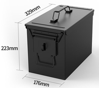 Boîte de rangement extérieure en métal étanche et antichoc M19A1/M2A1/PA108 FAT 30CAL 50CAL pour munitions