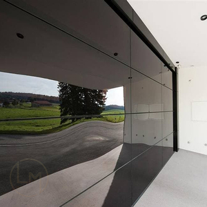 Porte de <span class=keywords><strong>Garage</strong></span> contemporain personnalisée en aluminium, miroir contemporain, 8x7 9x7 16x7, <span class=keywords><strong>Auto</strong></span> intelligent - Product Image 3