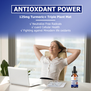 Private Label Cayenne Pepper Extract Oral Liquid Drops with <b>Turmeric</b> Curcumin Supports Metabolism Comfort Supplements Liquid - Product Image 2