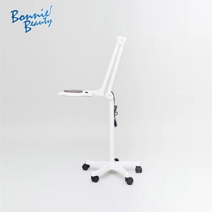 Luxury Durable CE Certified <b>LED</b> Magnifying <b>Lamp</b> with <b>Stand</b> & Casters - Product Image 5