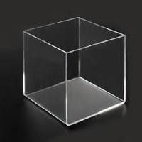 Personnalisé Acrylique Blanc/Noir/Coloré Buffet Acrylique Cube Affichage Alimentaire Riser Racks