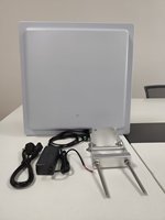 Lecteur de cartes passif longue distance UHF RFID Guangbao 6C Tête de lecture blanche ABS Étiquette électronique Lecture par induction Wiegand RS232