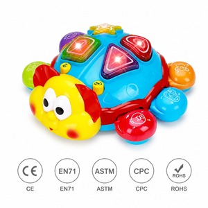 Jouet musical <span class=keywords><strong>tortue</strong></span> rampante <span class=keywords><strong>lumineuse</strong></span>, jouet sensoriel éducatif interactif pour bébé, OEM - Product Image 3