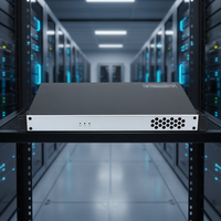 Casing Server Rak 1U Kustom untuk Industri, Fabrikasi Logam Lembaran, Kotak Enklosur, Rumah Elektronik Jaringan OEM
