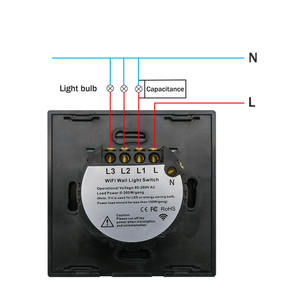 مفتاح إضاءة ذكي يعمل بالواي فاي، يتحكم به تطبيق تويا، متوافق مع أليكسا وجوجل هوم - Product Image 6