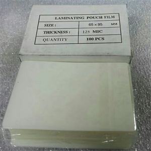 Pochettes d'identification pochettes de stratification plus brillantes Film de stratification mat 125mic Film de stratification en gros - Product Image 2