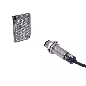 BXUAN BR3M-MDT-C-P, jangkauan deteksi 3M 24V PNP fotolistrik Retro saklar reflektif <span class=keywords><strong>Sensor</strong></span> optik logam silinder - Product Image 1