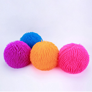 Pelota de Goma Elástica y Esponjosa de Pelo Corto, Juguete de Peluche Relleno de Aire, Ideal para Fiestas al Aire Libre, Unisex, Anime - Product Image 3