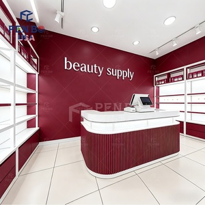 Muebles de <span class=keywords><strong>Boutique</strong></span> para Extensiones de Cabello de Salón de Belleza Personalizados Penbo, Iluminación LED, Estantes para Extensiones de Cabello, Vitrina para Exhibición de Cabello - Product Image 5