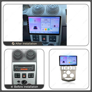Nouveau lecteur DVD de voiture <span class=keywords><strong>Radio</strong></span> pour 9 pouces Renault Logan 2004-2008 Silver Fascia Frame Stereo Panel <span class=keywords><strong>2</strong></span> <span class=keywords><strong>Din</strong></span> GPS Car Accessories - Product Image 5