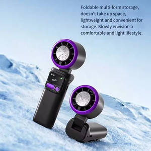 2026 Summer New Arrival Foldable Neck-Wearable Silent High-Speed Portable 5V Battery-Powered Electric Water Mist Household Car - Product Image 2