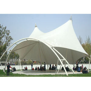 Cobertizo de Membrana Arquitectónica para Paisajismo, Toldo de Membrana Tensada de PVDF, Estructura de Acero para Paisajismo - Product Image 3