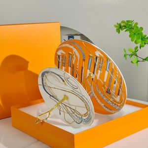 Service de vaisselle haut de gamme en céramique et porcelaine fine (Bone China) avec motifs ronds pour les fêtes – Approvisionnement direct usine - Product Image 3