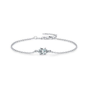 2026 Niche Luxury <b>Solid</b> S925 Sterling <b>Silver</b> Single Pearl Thin <b>Bracelet</b> For Women Minimal Elegant Adjustable Wrist Jewelry - Product Image 1