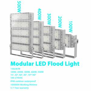 Champ <span class=keywords><strong>de</strong></span> stade <span class=keywords><strong>de</strong></span> sport <span class=keywords><strong>de</strong></span> football <span class=keywords><strong>de</strong></span> football <span class=keywords><strong>de</strong></span> haute qualité 100w 200w 300w 400w 500w 600w 700watt 1000w 2835 Smd lumières d'inondation menées modulaires - Product Image 3