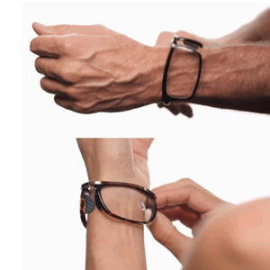 Nuevas <span class=keywords><strong>Gafas</strong></span> de Lectura <span class=keywords><strong>Plegables</strong></span> Tipo Reloj, <span class=keywords><strong>Gafas</strong></span> Presbicia Ultra Claras, Portátiles, de TR90 - Product Image 5