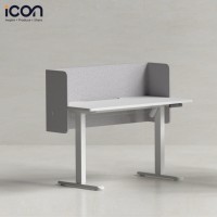 Mobilier de bureau à domicile assis à debout électrique réglable en hauteur double moteur cadre de bureau d'ordinateur debout