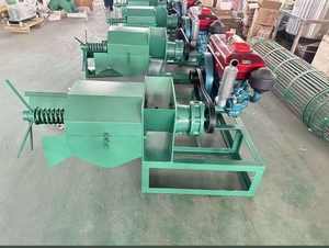 Máquina de extracción de aceite de palma pequeña con motor diésel de África Mini prensa de aceite de fruta roja - Product Image 4