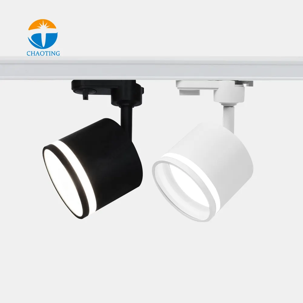 LED Rail Light Standard Gx 53 Ceil Lamp Holder Surface Spot Down Light Fixture H Track Lighting Housing Downlight Spotlight Gx53