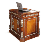 Fabricant de meubles sur mesure Poste de travail en bois massif de style antique Mobilier de bureau Ensemble complet