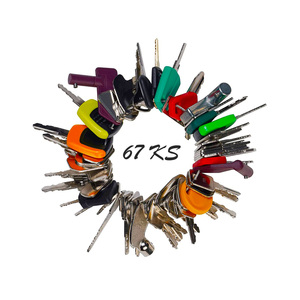 67 phím chủ khóa đánh lửa thiết lập cho thiết bị nặng và xây dựng llaves En Blanco - Product Image 3