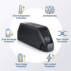 อุปกรณ์ติดตาม GPS ลิเธียมไอออน48โวลต์30Ah แบตเตอรี่สกู๊ตเตอร์ยางอ้วน1800วัตต์ - Product Image 6