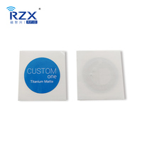 Autocollants NFC avec puce RFID 13,56 MHz, logo personnalisé, taille personnalisée