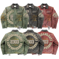 Fournisseur OEM de vestes en jean pour hommes sur mesure, vêtements vintage de luxe à la mode, veste en jean premium pour hommes