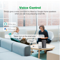 Prise intelligente GIRIER Tuya compatible Alexa & Google Home, 16A, 100-240V, large plage de tension, mesure de la consommation d'énergie, prise WiFi intelligente pour le Brésil