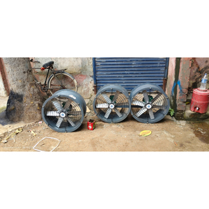 Ventilateur axial de ventilation de fenêtre industriel, pales en aluminium, haut débit d'air, moteur en cuivre, robuste et durable - Product Image 2