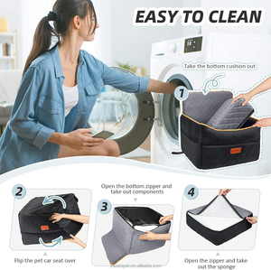 Proveedor de Asientos para Mascotas, Cama para Perros Pequeños y Medianos, Capacidad de 35 lb, Espuma Viscoelástica para Viajes Largos en Auto - Product Image 2