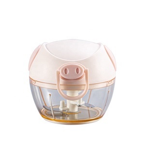 Extracteur manuel en plastique pour ail, pommes de terre et purée de citrouille, machine multifonctionnelle pour aliments complémentaires pour bébés, hachoir à viande pour garnitures de raviolis - Product Image 1