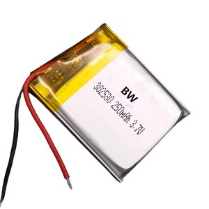 Özelleştirme 302530 3.7v 250 mahşarjlı lityum polimer iyon pil paketi Lipos pil - Product Image 1