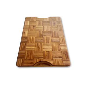 Kết thúc hạt sọc tre thớt carbonized tre cắt khối - Product Image 5