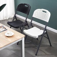 Chaises et tables pliantes blanches d'extérieur pour dîner et fête, 58*46*84, chaises de camping, chaises de patio, chaises pliantes pour mariage, événements