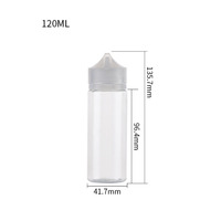 Bouteille vide en plastique PET AVANTIS pour liquides 10ml/15ml/30ml/50ml/100ml, usage médical, sérigraphie couleur personnalisée, bouchon à vis OEM