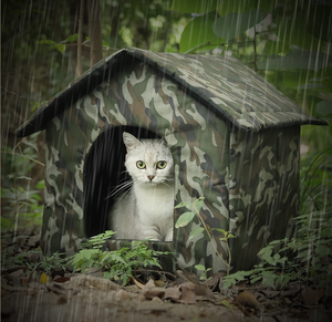 <span class=keywords><strong>Casa</strong></span> de Hielo Portátil Ecológica <span class=keywords><strong>para</strong></span> Mascotas, Estilo Vintage, <span class=keywords><strong>para</strong></span> Invierno, Nido Casero <span class=keywords><strong>para</strong></span> <span class=keywords><strong>Gatos</strong></span>, <span class=keywords><strong>para</strong></span> Aire Acondicionado Eléctrico - Product Image 1