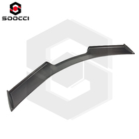 Nouveau Corvette C8 Z06 fibre de carbone 5V5 Style aile arrière en Fiber de carbone aileron arrière séparateur de lèvre pour Chevrolet Corvette C8 Z06 2023 +