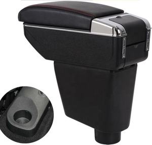 Accoudoir central en cuir noir de qualité supérieure, boîte de <span class=keywords><strong>rangement</strong></span> de la Console centrale, accoudoir en cuir, pour citroën <span class=keywords><strong>Berlingo</strong></span>, nouveau design - Product Image 5