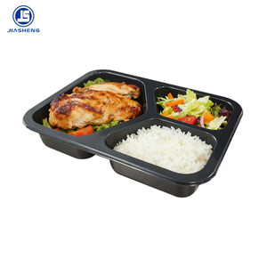 Barquettes d'emballage alimentaire haute température OEM/ODM 1 2 3 compartiments Barquette en CPET - Product Image 3