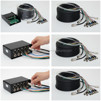 Câble audio numérique optique à faible bruit avec connecteurs XLR mâle-femelle, résolution 4K/1080P