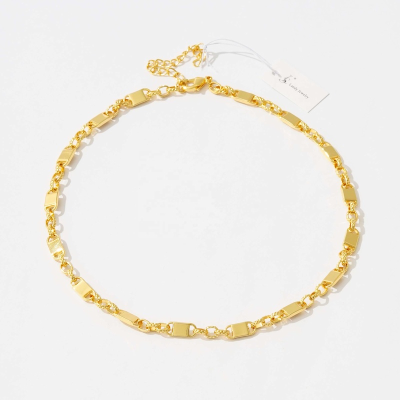 Fashion Necklaces Stainless Steel Necklace18K Real